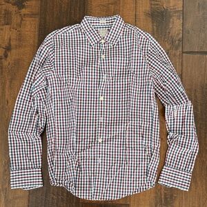 J. Crew Multicolor Checkered Button Down Shirt
